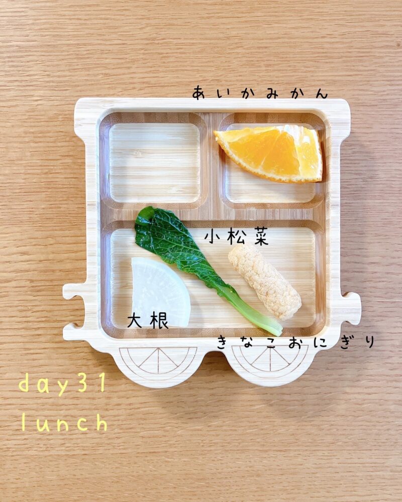 BLW離乳食　day31 lunch