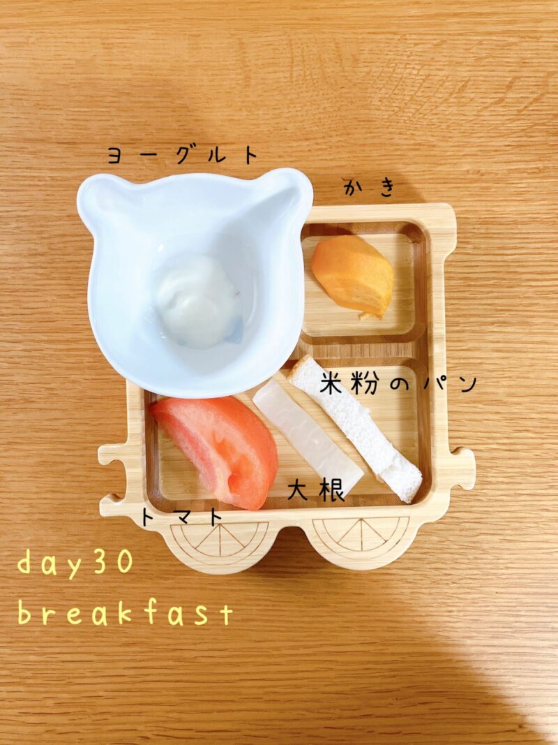 BLW離乳食　day30